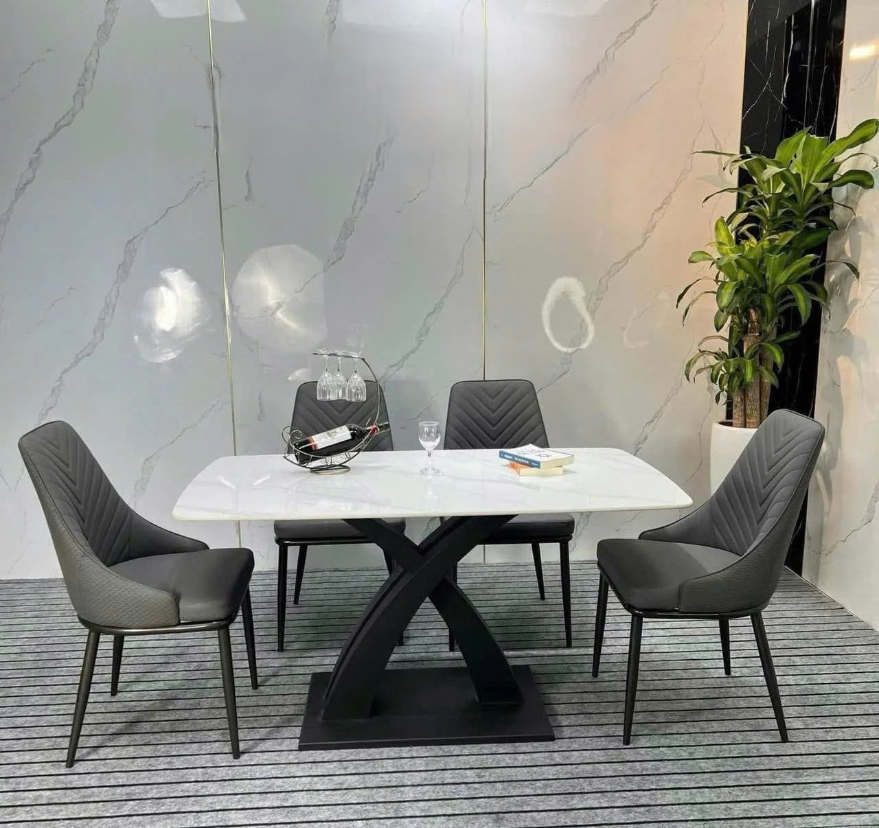 Bộ bàn ghế ăn BGA07