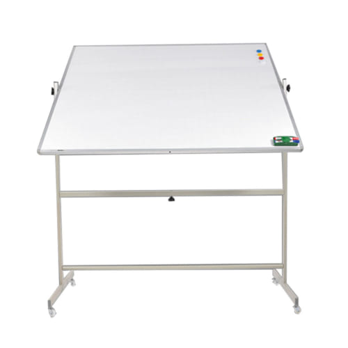 Bảng từ trắng Hàn Quốc di động 2 mặt lật xoay 360 độ