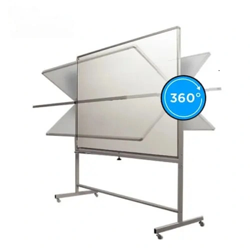 Bảng từ trắng Hàn Quốc di động 2 mặt lật xoay 360 độ