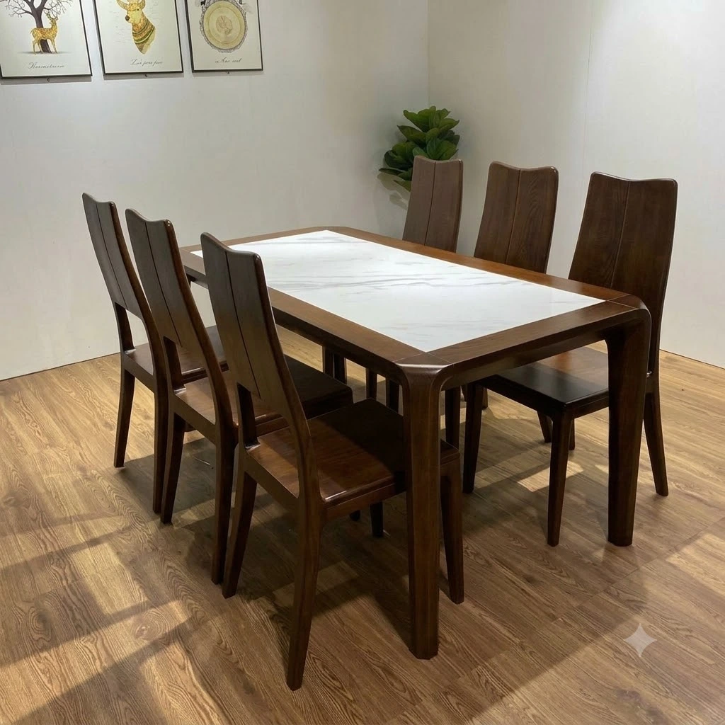 Bộ bàn ghế ăn BGA10