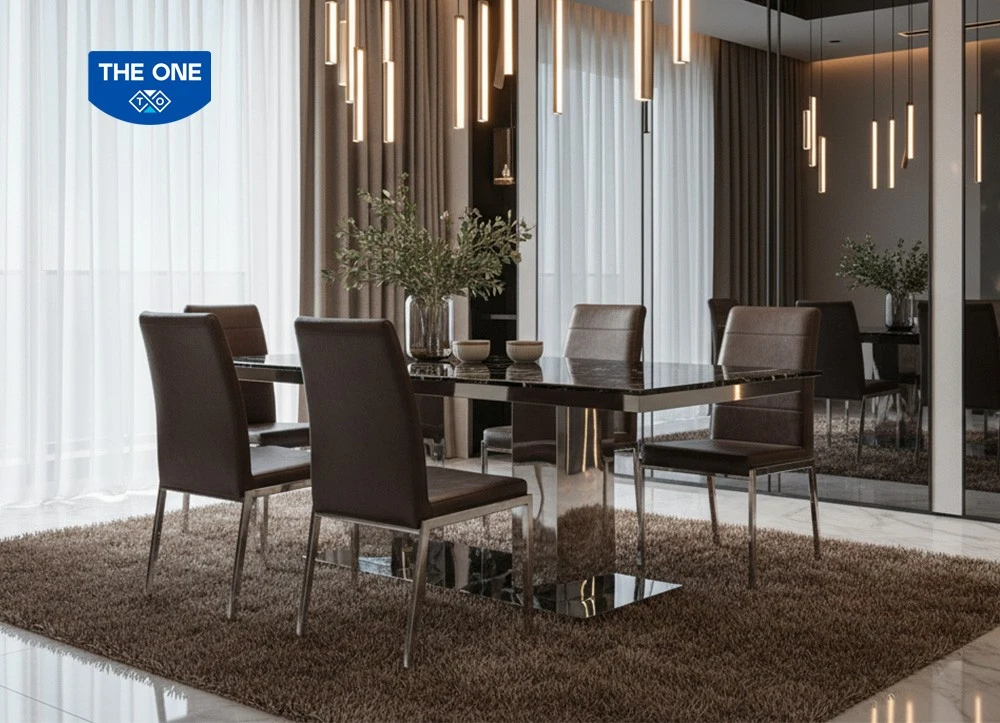Bộ bàn ghế ăn The One B61-G61