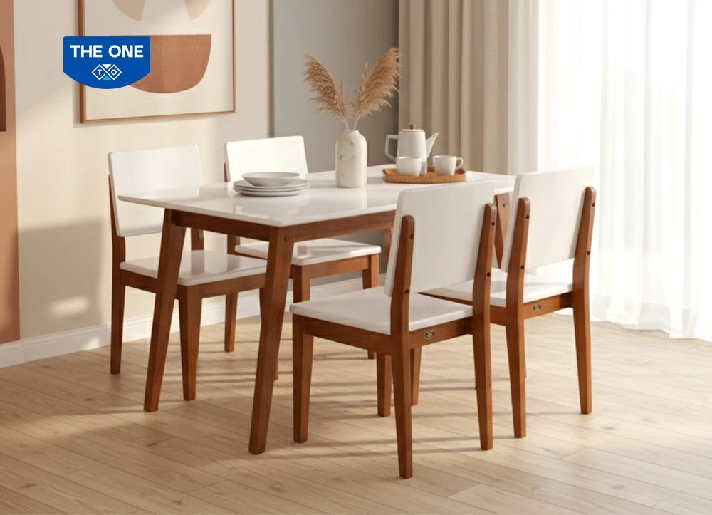 Bộ bàn ghế ăn The One HGB63-HGG63