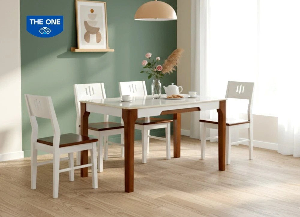 Bộ bàn ghế ăn The One HGB67-HGG67