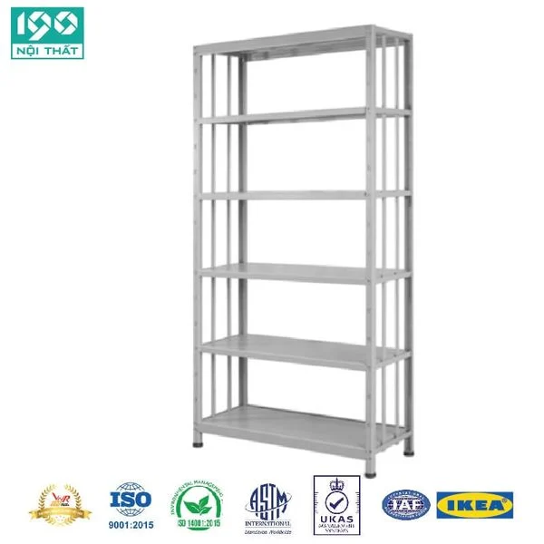 Giá sắt-giá thư viện Nội thất 190 GS02-1