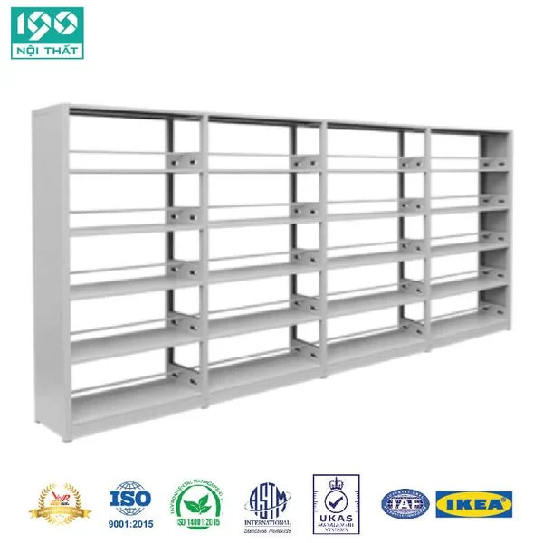 Giá sắt-giá thư viện Nội thất 190 GS03-4