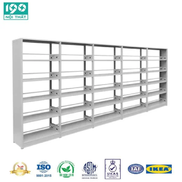 Giá sắt-giá thư viện Nội thất 190 GS03-5
