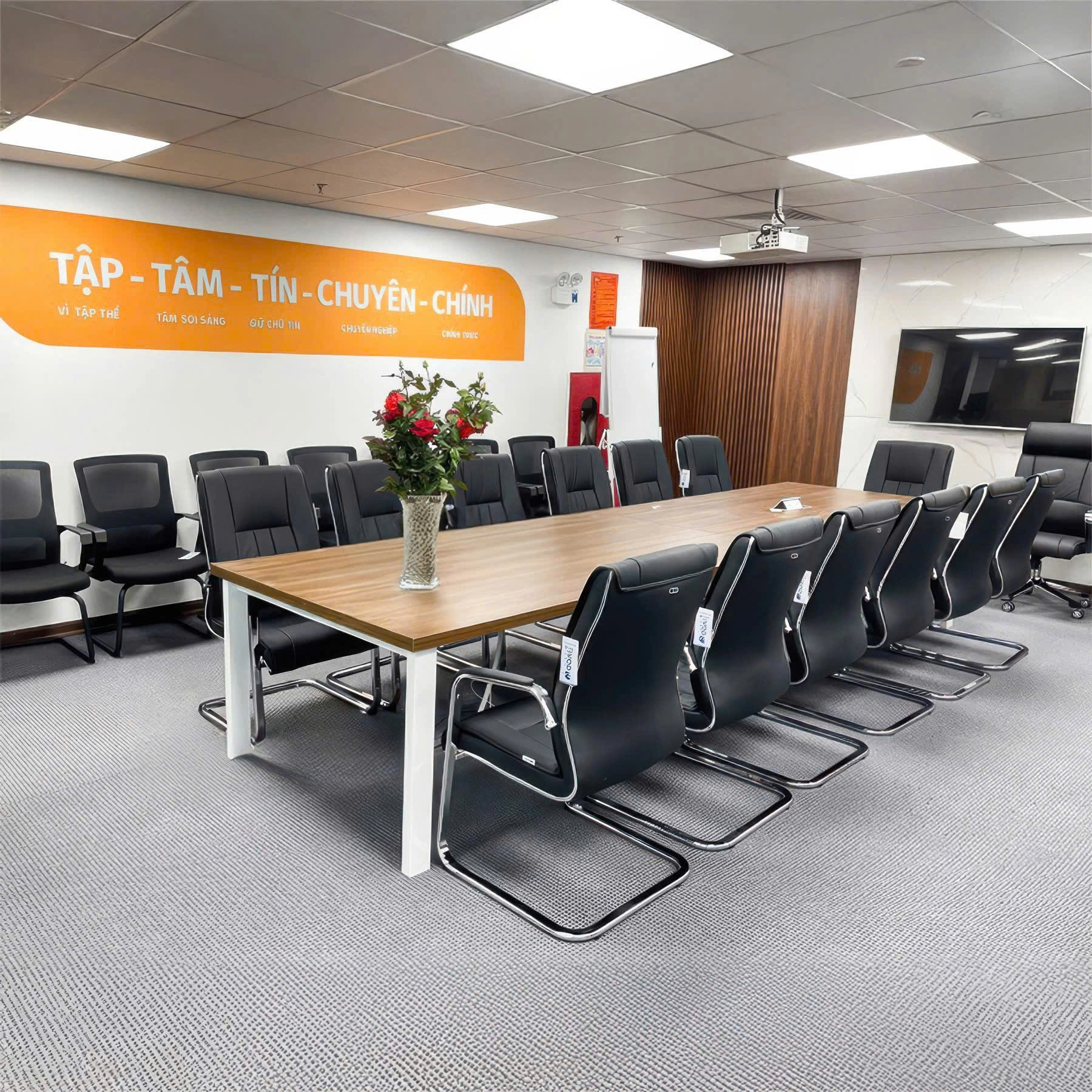 Bàn họp chân sắt NM-BH3012CS